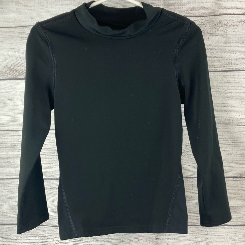 Champion Youth Size XS (4-5) Black Long Sleeve•Base Layer Shirt •Duo Dry